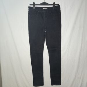 Levi's Ladies 311 Shaping Skinny Black Denim Jeans Size 30